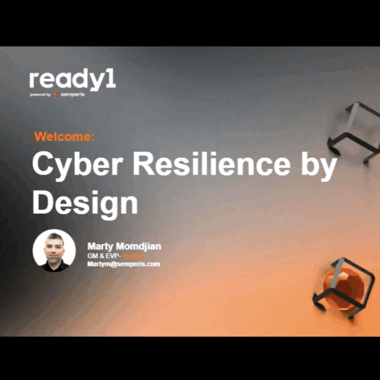 Cyber Resilience By Design